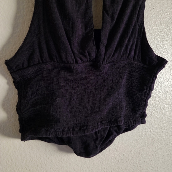 Free People Black Sleeveless Blouse - Picture 3 of 7